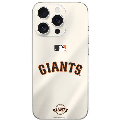 MLB San Francisco Giants Home Jersey iPhone 16 Pro Skin
